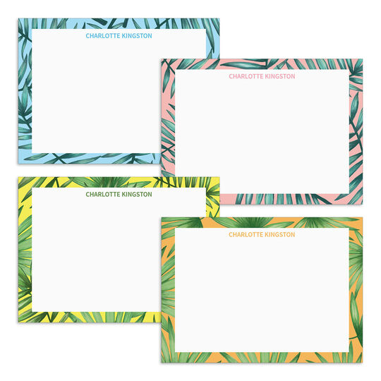 Paradise Palms Flat Note Card Collection
